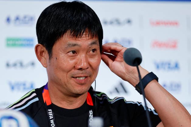 Japan s head coach, Hajime Moriyasu, speaks at a press conference, PK, Pressekonferenz in Dallas, USA, 13 June 2026. Japan press conference !ACHTUNG: NUR REDAKTIONELLE NUTZUNG!  Copyright: xSebastiánxMariscalx GR7007 20260613-55020589394009_1009
