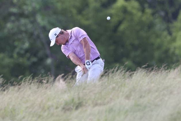 June 13, 2026: Bud Cauley hits from the deep rough on the 18th hole during third round of the RBC Canadian Open held at TPC Toronto at Osprey Valley in Caledon Ontario, Canada. CSM Caledon Canada - ZUMAc04_ 20260613_zma_c04_121 Copyright: xDanielxLeax