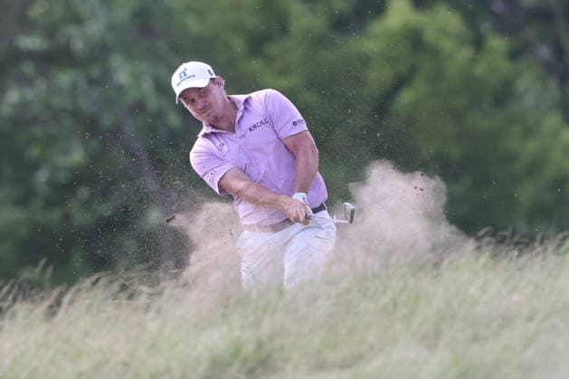 June 13, 2026: Bud Cauley hits from the deep rough on the 18th hole during third round of the RBC Canadian Open held at TPC Toronto at Osprey Valley in Caledon Ontario, Canada. CSM Caledon Canada - ZUMAc04_ 20260613_zma_c04_123 Copyright: xDanielxLeax