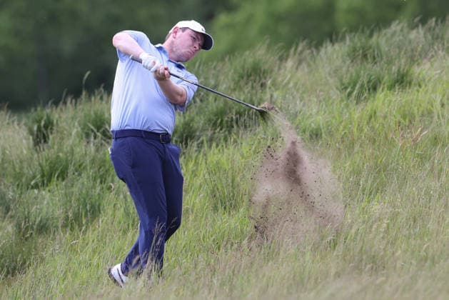 June 13, 2026: Robert MacIntyre hits from the deep rough on the 18th hole in the third round during the RBC Canadian Open held at TPC Toronto at Osprey Valley in Caledon Ontario, Canada. CSM Caledon Canada - ZUMAc04_ 20260613_zma_c04_124 Copyright: xDanielxLeax