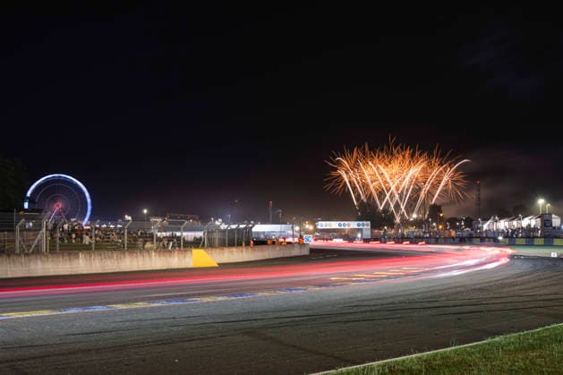 24 HEURES DU MANS 2026 - RACE - SUNDAY Fireworks, night illustration during the 24 Hours of Le Mans 2026, 3rd round of the 2026 FIA World Endurance Championship, on June 14, 2026 on the Circuit des 24 Heures du Mans in Le Mans, France - Le MansFrance  Copyright: xCharlyxLopezx