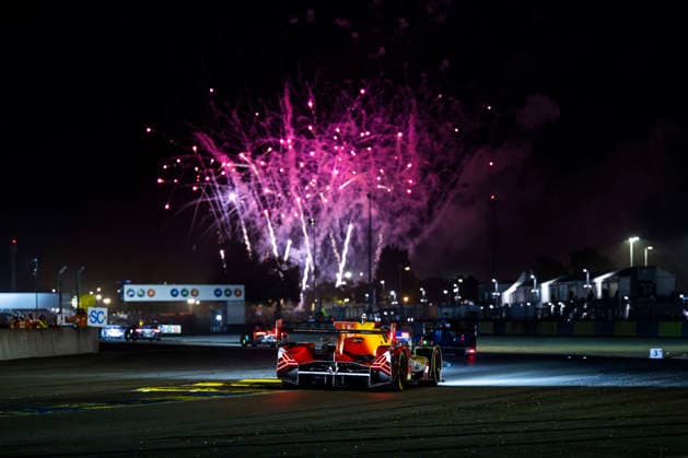 24 HEURES DU MANS 2026 - RACE - SUNDAY 20 FRIJNS Robin (nld), RAST RenÃ (ger), VAN DER LINDE Sheldon (zaf), BMW M Team WRT, BMW M Hybrid V8 20, Hypercar, action during the 24 Hours of Le Mans 2026, 3rd round of the 2026 FIA World Endurance Championship, on June 14, 2026 on the Circuit des 24 Heures du Mans in Le Mans, France - Le MansFrance  Copyright: xCharlyxLopezx