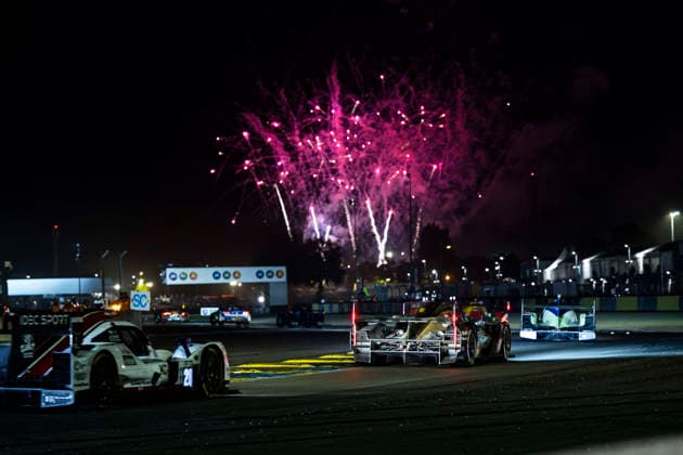 24 HEURES DU MANS 2026 - RACE - SUNDAY 12 DELETRAZ Louis (swi), STEVENS Will (gbr), NATO Norman (fra), Cadillac Hertz Team Jota, Cadillac V-Series.R 12, Hypercar, action during the 24 Hours of Le Mans 2026, 3rd round of the 2026 FIA World Endurance Championship, on June 14, 2026 on the Circuit des 24 Heures du Mans in Le Mans, France - Le MansFrance  Copyright: xCharlyxLopezx