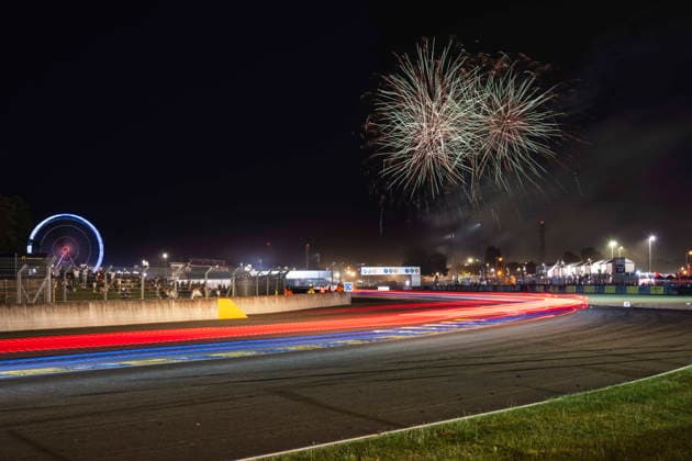 24 HEURES DU MANS 2026 - RACE - SUNDAY Fireworks, night illustration during the 24 Hours of Le Mans 2026, 3rd round of the 2026 FIA World Endurance Championship, on June 14, 2026 on the Circuit des 24 Heures du Mans in Le Mans, France - Le MansFrance  Copyright: xCharlyxLopezx