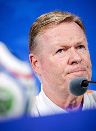 ARLINGTON - National coach Ronald Koeman during a press conference, PK, Pressekonferenz of the Dutch national team, Nationalteam on June 13, 2026, at Dallas Stadium, Arlington, Texas. For the Dutch national team, the World Cup begins with a match against Japan. KOEN VAN WEEL ANP xVIxANPxSportx xxANPxIVx 560943286 originalFilename: 560943286.jpg