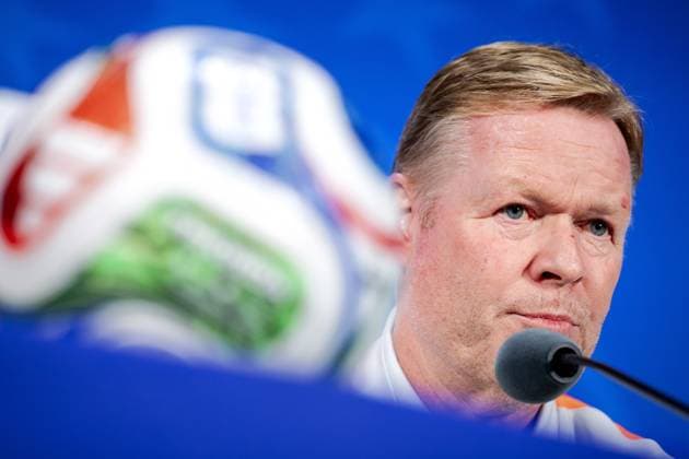 ARLINGTON - National coach Ronald Koeman during a press conference, PK, Pressekonferenz of the Dutch national team, Nationalteam on June 13, 2026, at Dallas Stadium, Arlington, Texas. For the Dutch national team, the World Cup begins with a match against Japan. KOEN VAN WEEL ANP xVIxANPxSportx xxANPxIVx 560943574 originalFilename: 560943574.jpg