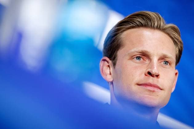 ARLINGTON - Frenkie de Jong of the Netherlands during a press conference, PK, Pressekonferenz of the Dutch national team, Nationalteam on June 13, 2026, at Dallas Stadium, Arlington, Texas. For the Dutch national team, the World Cup begins with a match against Japan. KOEN VAN WEEL ANP xVIxANPxSportx xxANPxIVx 560943714 originalFilename: 560943714.jpg