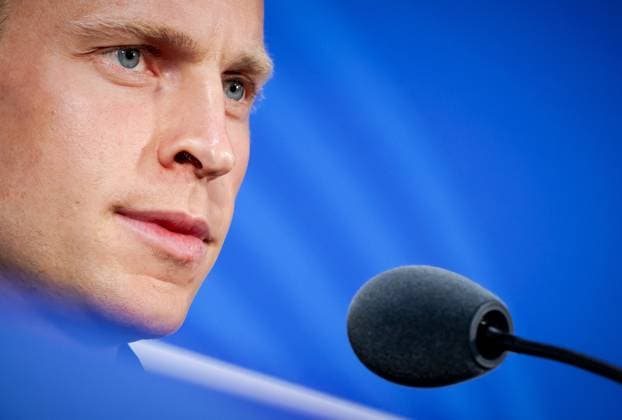 ARLINGTON - Frenkie de Jong of the Netherlands during a press conference, PK, Pressekonferenz of the Dutch national team, Nationalteam on June 13, 2026, at Dallas Stadium, Arlington, Texas. For the Dutch team, the World Cup begins with a match against Japan. KOEN VAN WEEL ANP xVIxANPxSportx xxANPxIVx 560943971 originalFilename: 560943971.jpg