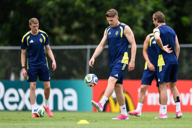 260614 Viktor Gyökeres of the Swedish national football team at a training session during day 3 of the FIFA World Cup 2026 on June 14, 2026 in Monterrey Photo Petter Arvidson BILDBYRAN kod PA PA1232 fotboll football soccer fotball vm fotbolls vm fotball vm fotbolls vm 2026 fifa world cup 2026 träning practice training sverige sweden sverige a day 3 bbeng  Copyright: PETTERxARVIDSON BB260614PA024