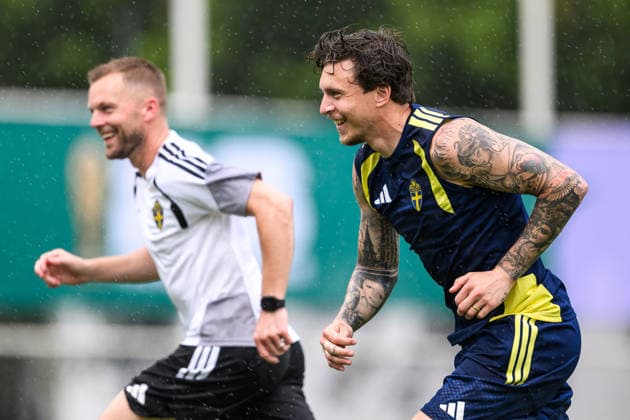 260614 Victor Nilsson Lindelöf of the Swedish national football team at a training session during day 3 of the FIFA World Cup 2026 on June 14, 2026 in Monterrey Photo Petter Arvidson BILDBYRAN kod PA PA1232 fotboll football soccer fotball vm fotbolls vm fotball vm fotbolls vm 2026 fifa world cup 2026 träning practice training sverige sweden sverige a day 3 bbeng  Copyright: PETTERxARVIDSON BB260614PA030