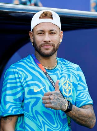 Brazil v Morocco: Group C - FIFA World Cup, WM, Weltmeisterschaft, Fussball 2026 Neymar of Brazil portrait before the FIFA World Cup 2026 Group C match between Brazil and Morocco at New York New Jersey Stadium on June 13, 2026 in East Rutherford, United States. WARNING! This Photograph May Only Be Used For Newspaper And Or Magazine Editorial Purposes. May Not Be Used For Publications Involving 1 player, 1 Club Or 1 Competition Without Written Authorisation From Football DataCo Ltd. For Any Queries, Please Contact Football DataCo Ltd on +44 (0) 207 864 9121 East Rutherford New York New Jersey Stadium NJ United States Copyright: xAllstarxPicturexLibraryxLtdx