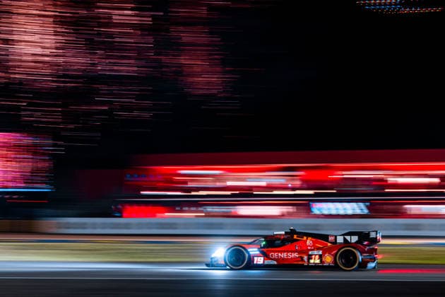 24 HEURES DU MANS 2026 - RACE - SUNDAY 19 JAMINET Mathieu (fra), CHATIN Paul-Loup (fra), JUNCADELLA Daniel (esp), Genesis Magma Racing, Genesis GMR-001 19, Hypercar, action during the 24 Hours of Le Mans 2026, 3rd round of the 2026 FIA World Endurance Championship, on June 14, 2026 on the Circuit des 24 Heures du Mans in Le Mans, France -  Copyright: xAndreaxLorenzinax