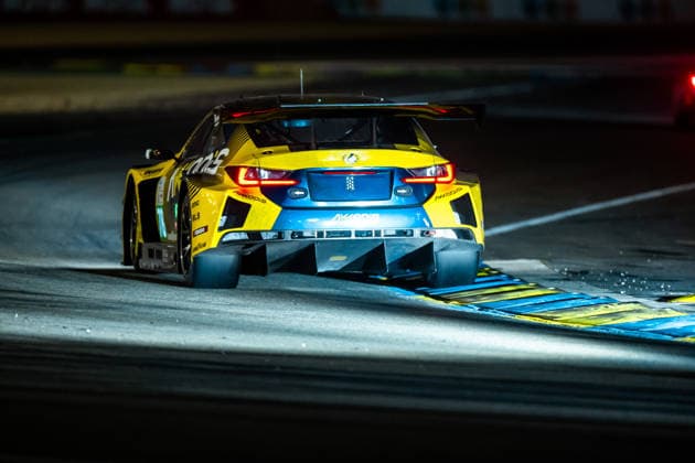 24 HEURES DU MANS 2026 - RACE - SUNDAY 78 VAN ROMPUY Tom (bel), DAVID Hadrien (fra), HAWKSWORTH Jack (gbr), Akkodis ASP Team, Lexus RC F LMGT3 78, LM GT3, action during the 24 Hours of Le Mans 2026, 3rd round of the 2026 FIA World Endurance Championship, on June 14, 2026 on the Circuit des 24 Heures du Mans in Le Mans, France -  Copyright: xAndreaxLorenzinax
