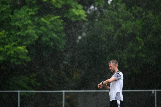 260614 Head coach Graham Potter of the Swedish national football team at a training session during day 3 of the FIFA World Cup 2026 on June 14, 2026 in Monterrey Photo Joel Marklund BILDBYRAN kod JM PA1232 fotboll football soccer fotball vm fotbolls vm fotballs vm fotbolls vm 2026 fifa world cup 2026 träning practice training sverige sweden sverige a day 3 bbeng  Copyright: JOELxMARKLUND BB260614JM015