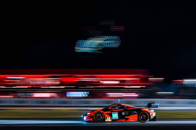 24 HEURES DU MANS 2026 - RACE - SUNDAY 10 AU Antares (hkg), FLEMING Thomas (gbr), KIRCHHOFER Marvin (ger), Garage 59, McLaren 720S LMGT3 Evo 10, LM GT3, action during the 24 Hours of Le Mans 2026, 3rd round of the 2026 FIA World Endurance Championship, on June 14, 2026 on the Circuit des 24 Heures du Mans in Le Mans, France -  Copyright: xAndreaxLorenzinax