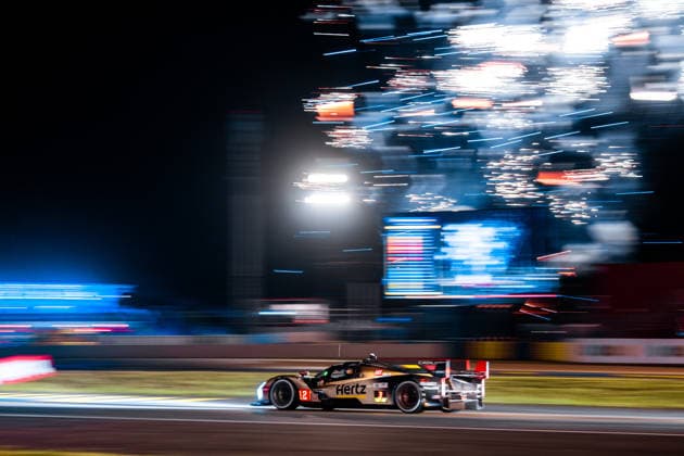 24 HEURES DU MANS 2026 - RACE - SUNDAY 12 DELETRAZ Louis (swi), STEVENS Will (gbr), NATO Norman (fra), Cadillac Hertz Team Jota, Cadillac V-Series.R 12, Hypercar, action during the 24 Hours of Le Mans 2026, 3rd round of the 2026 FIA World Endurance Championship, on June 14, 2026 on the Circuit des 24 Heures du Mans in Le Mans, France -  Copyright: xAndreaxLorenzinax