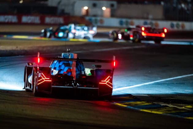 24 HEURES DU MANS 2026 - RACE - SUNDAY 15 MAGNUSSEN Kevin (dnk), MARCIELLO Raffaele (swi), VANTHOOR Dries (bel), BMW M Team WRT, BMW M Hybrid V8 15, Hypercar, action during the 24 Hours of Le Mans 2026, 3rd round of the 2026 FIA World Endurance Championship, on June 14, 2026 on the Circuit des 24 Heures du Mans in Le Mans, France -  Copyright: xAndreaxLorenzinax