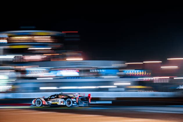 24 HEURES DU MANS 2026 - RACE - SUNDAY 12 DELETRAZ Louis (swi), STEVENS Will (gbr), NATO Norman (fra), Cadillac Hertz Team Jota, Cadillac V-Series.R 12, Hypercar, action during the 24 Hours of Le Mans 2026, 3rd round of the 2026 FIA World Endurance Championship, on June 14, 2026 on the Circuit des 24 Heures du Mans in Le Mans, France -  Copyright: xAndreaxLorenzinax