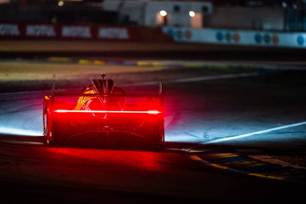24 HEURES DU MANS 2026 - RACE - SUNDAY 51 PIER GUIDI Alessandro (ita), CALADO James (gbr), GIOVINAZZI Antonio (ita), Ferrari AF Corse, Ferrari 499P 51, Hypercar, action during the 24 Hours of Le Mans 2026, 3rd round of the 2026 FIA World Endurance Championship, on June 14, 2026 on the Circuit des 24 Heures du Mans in Le Mans, France -  Copyright: xAndreaxLorenzinax
