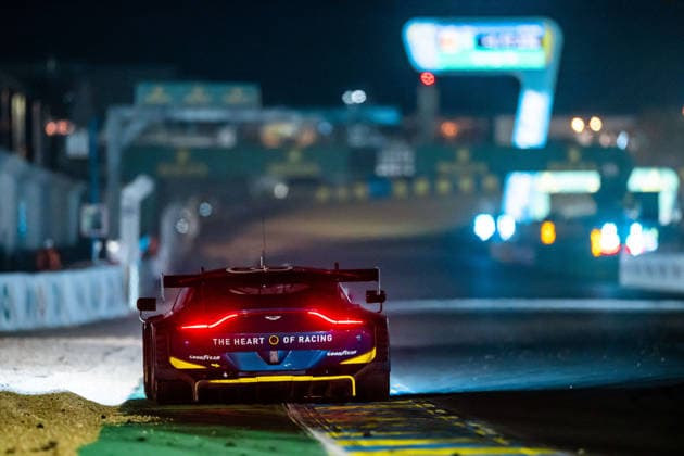 24 HEURES DU MANS 2026 - RACE - SUNDAY 23 NEWELL Gray (usa), BARRICHELLO Eduardo (bra), ADAM Jonny (gbr), Heart of Racing Team, Aston Martin Vantage AMR LMGT3 23, LM GT3, action during the 24 Hours of Le Mans 2026, 3rd round of the 2026 FIA World Endurance Championship, on June 14, 2026 on the Circuit des 24 Heures du Mans in Le Mans, France -  Copyright: xAndreaxLorenzinax