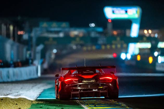24 HEURES DU MANS 2026 - RACE - SUNDAY 58 WEST Alexander (swe), GEHRSITZ Finn (ger), GOETHE Benjamin (dnk), Garage 59, McLaren 720S LMGT3 Evo 58, LM GT3, actionn during the 24 Hours of Le Mans 2026, 3rd round of the 2026 FIA World Endurance Championship, on June 14, 2026 on the Circuit des 24 Heures du Mans in Le Mans, France -  Copyright: xAndreaxLorenzinax
