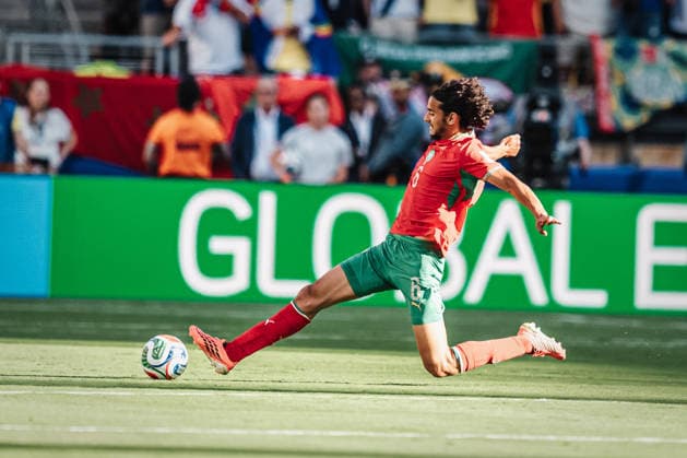 Soccer Men FIFA World Cup 2026 Group C Brazil vs Morocco 13 06 2026 Ayyoub Bouaddi 6, Morocco East Rutherford New York New Jersey Stadium New Jersey United States of America