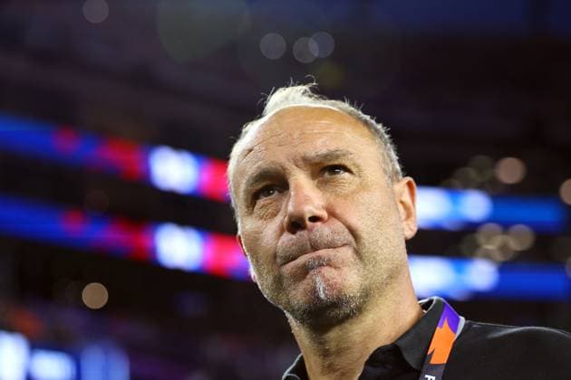 Haiti manager SÃ bastien MignÃ Haiti v Scotland, 2026 FIFA World Cup, WM, Weltmeisterschaft, Fussball Group C, Football, Boston Stadium, Foxborough, Massachusetts, USA - 13 Jun 2026Foxborough Boston Stadium Massachusetts (MA) United States of America EDITORIAL USE ONLY No use with unauthorised audio, video, data, fixture lists, club league logos or live services. Online in-match use limited to 120 images, no video emulation. No use in betting, games or single club league player publications.  Copyright: xMichaelxZemanek Shutterstockx 16924167ah