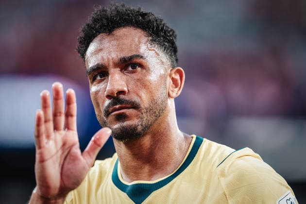 Soccer Men FIFA World Cup 2026 Group C Brazil vs Morocco 13 06 2026 Danilo 13, Brazil thanks the fans after the match East Rutherford New York New Jersey Stadium New Jersey United States of America