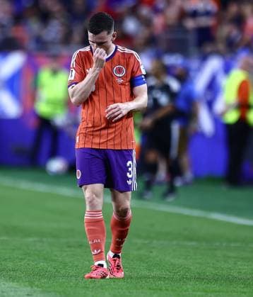 Andrew Robertson of Scotland shows a look of dejection Haiti v Scotland, 2026 FIFA World Cup, WM, Weltmeisterschaft, Fussball Group C, Football, Boston Stadium, Foxborough, Massachusetts, USA - 13 Jun 2026Foxborough Boston Stadium Massachusetts (MA) United States of America EDITORIAL USE ONLY No use with unauthorised audio, video, data, fixture lists, club league logos or live services. Online in-match use limited to 120 images, no video emulation. No use in betting, games or single club league player publications.  Copyright: xMichaelxZemanek Shutterstockx 16924167an