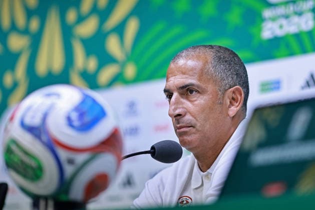 June 13, 2026, Monterrey, Mexico: Sabri Lamouchi, head coach of the Tunisia speaks during the press conference, PK, Pressekonferenz of Sweden one day ahead of the FIFA World Cup, WM, Weltmeisterschaft, Fussball 2026 Group F match between Sweden and Tunisia at Monterrey Stadium on June 13, 2026 in Monterrey, Mexico. Photo: DiaEsportivo FIFA World Cup 2026, Press Conference Tunisia, Monterrey, Mexico  - ZUMAh208 20260613_zsp_h208_034 Copyright: xHeulerxAndreyx