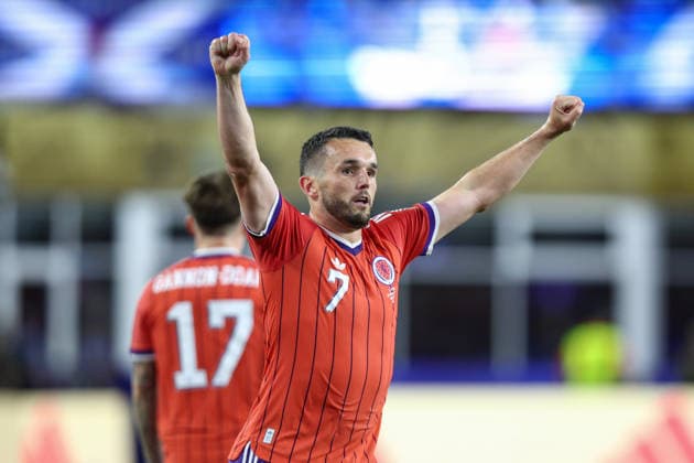 FIFA World Cup, WM, Weltmeisterschaft, Fussball 2026: Haiti v Scotland BOSTON, USA - 13th June 2026: John McGinn of Scotland celebrates scoring his side s first goal during the FIFA World Cup 2026 Group C match between Haiti and Scotland at Boston Stadium Boston Boston Stadium Canada Copyright: xCraigxMercerx xPeakxActionxPhotosx