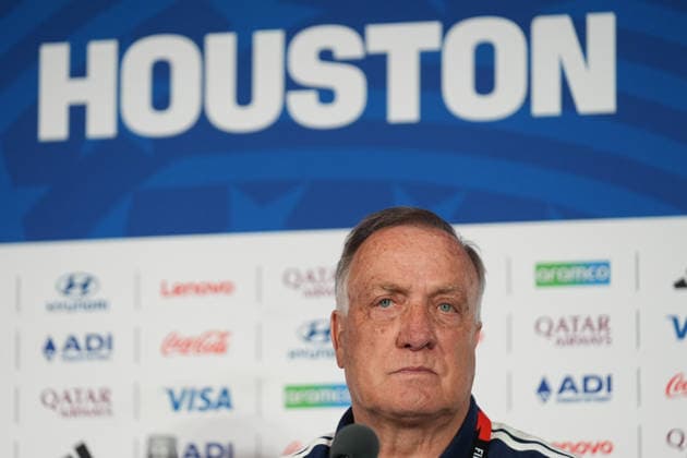 Ahead of Germany v Curacao - FIFA World Cup, WM, Weltmeisterschaft, Fussball 2026 - Group E TEXAS, UNITED STATES - JUNE 13: Head coach Dick Advocaat of Curacao attends a press conference, PK, Pressekonferenz ahead of 2026 FIFA World Cup First Stage Group E match between Germany and Curacao at Houston Stadium in Texas, United States on June 13, 2026. Hakan Akgun Anadolu Texas United States. Editorial use only. Please get in touch for any other usage.  Copyright: x2026xAnadoluxHakanxAkgunx