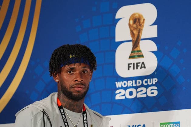 Ahead of Germany v Curacao - FIFA World Cup, WM, Weltmeisterschaft, Fussball 2026 - Group E TEXAS, UNITED STATES - JUNE 13: Leandro Bacuna of Curacao attends a press conference, PK, Pressekonferenz ahead of 2026 FIFA World Cup First Stage Group E match between Germany and Curacao at Houston Stadium in Texas, United States on June 13, 2026. Hakan Akgun Anadolu Texas United States. Editorial use only. Please get in touch for any other usage.  Copyright: x2026xAnadoluxHakanxAkgunx