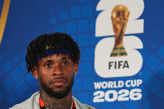 Ahead of Germany v Curacao - FIFA World Cup, WM, Weltmeisterschaft, Fussball 2026 - Group E TEXAS, UNITED STATES - JUNE 13: Leandro Bacuna of Curacao attends a press conference, PK, Pressekonferenz ahead of 2026 FIFA World Cup First Stage Group E match between Germany and Curacao at Houston Stadium in Texas, United States on June 13, 2026. Hakan Akgun Anadolu Texas United States. Editorial use only. Please get in touch for any other usage.  Copyright: x2026xAnadoluxHakanxAkgunx