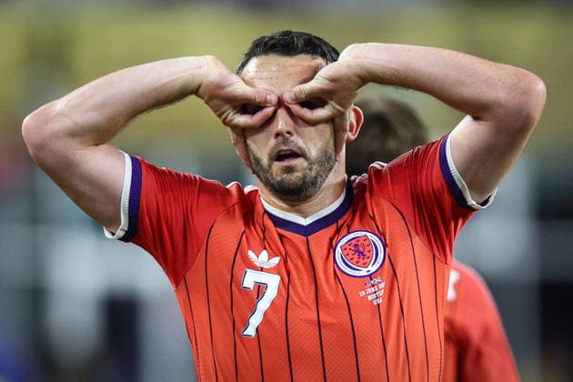 FIFA World Cup, WM, Weltmeisterschaft, Fussball 2026: Haiti v Scotland BOSTON, USA - 13th June 2026: John McGinn of Scotland celebrates scoring his side s first goal during the FIFA World Cup 2026 Group C match between Haiti and Scotland at Boston Stadium Boston Boston Stadium Canada Copyright: xCraigxMercerx xPeakxActionxPhotosx