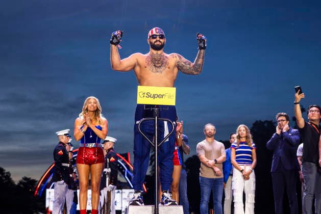 UFC Freedom 250 ceremonial weigh-ins UFC Heavyweight fighter Josh Hokit poses during the UFC Freedom 250 ceremonial weigh-ins on the Ellipse outside of the White House in Washington, DC, USA, 13 June 2026. The martial arts bouts are scheduled to take place on the South Lawn of the White House on 14 June. WASHINGTON, DC DC UNITED STATES  Copyright: xJIMxLOxSCALZOx xPOOLx