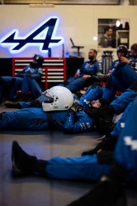 24 HEURES DU MANS 2026 - RACE - SUNDAY Alpine Endurance Team mechanic, mecanicien during the 24 Hours of Le Mans 2026, 3rd round of the 2026 FIA World Endurance Championship, on June 14, 2026 on the Circuit des 24 Heures du Mans in Le Mans, France - Le MansFrance  Copyright: xCharlyxLopezx