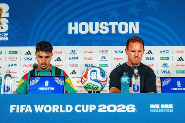 FIFA World Cup 2026, Press conference before the match Germany vs Curacao with coach Julian Nagelsmann and Aleksandar Pavlovic on 13 06 2026 at NRG Stadium in Houston, Texas Copyright: xBahhoxKarax