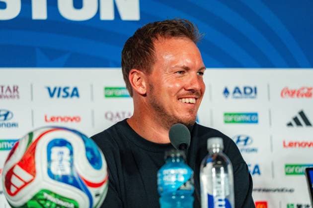FIFA World Cup 2026, Press conference before the match Germany vs Curacao with coach Julian Nagelsmann and Aleksandar Pavlovic on 13 06 2026 at NRG Stadium in Houston, Texas Copyright: xBahhoxKarax