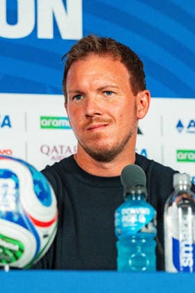 FIFA World Cup 2026, Press conference before the match Germany vs Curacao with coach Julian Nagelsmann and Aleksandar Pavlovic on 13 06 2026 at NRG Stadium in Houston, Texas Copyright: xBahhoxKarax