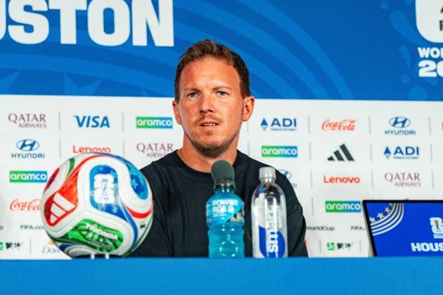 FIFA World Cup 2026, Press conference before the match Germany vs Curacao with coach Julian Nagelsmann and Aleksandar Pavlovic on 13 06 2026 at NRG Stadium in Houston, Texas Copyright: xBahhoxKarax