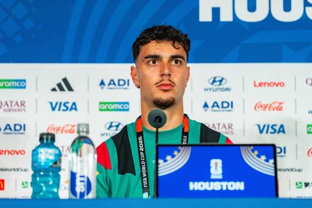 FIFA World Cup 2026, Press conference before the match Germany vs Curacao with coach Julian Nagelsmann and Aleksandar Pavlovic on 13 06 2026 at NRG Stadium in Houston, Texas Copyright: xBahhoxKarax