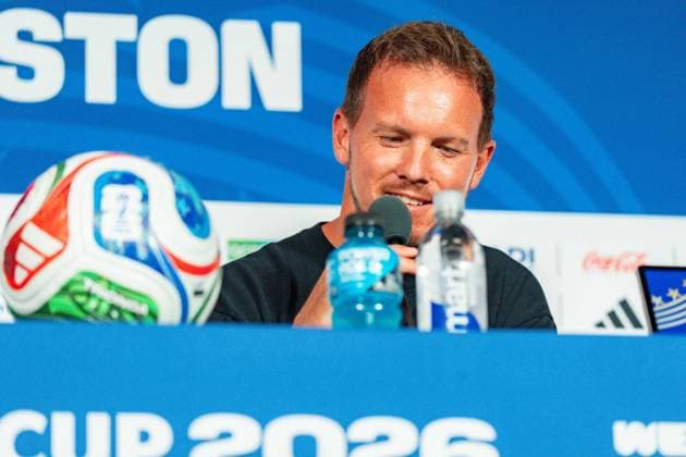 FIFA World Cup 2026, Press conference before the match Germany vs Curacao with coach Julian Nagelsmann and Aleksandar Pavlovic on 13 06 2026 at NRG Stadium in Houston, Texas Copyright: xBahhoxKarax