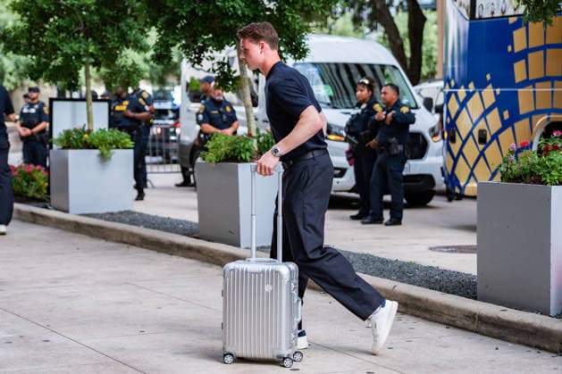FIFA World Cup 2026, arrival of the German national team DFB at the team hotel Inter Continental on 13 06 2026 in Houston, Texas Jonas Urbig Copyright: xBahhoxKarax