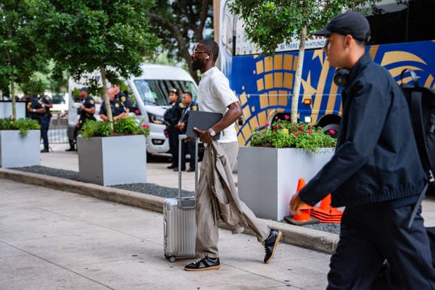 FIFA World Cup 2026, Arrival of the German national team DFB at the team hotel Inter Continental on 13 06 2026 in Houston, Texas Toni Rüdiger Copyright: xBahhoxKarax