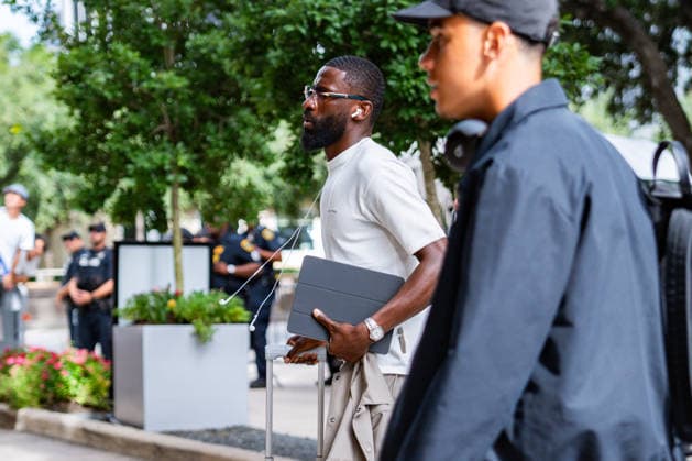 FIFA World Cup 2026, Arrival of the German national team DFB at the team hotel Inter Continental on 13 06 2026 in Houston, Texas Toni Rüdiger Copyright: xBahhoxKarax