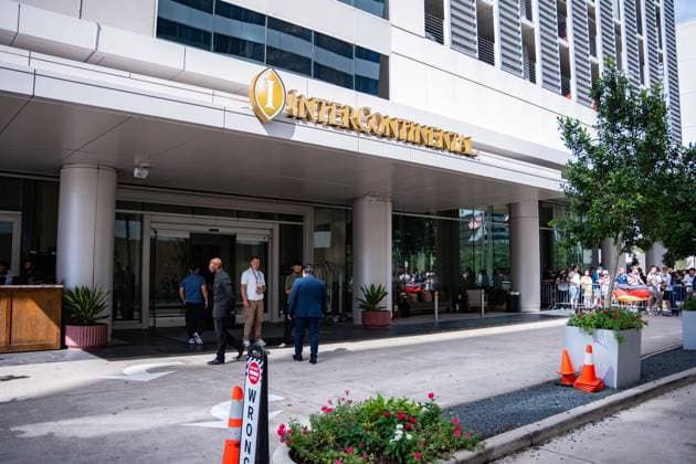 FIFA World Cup 2026, arrival of the German national team DFB at the team hotel Inter Continental on 13 06 2026 in Houston, Texas Copyright: xBahhoxKarax
