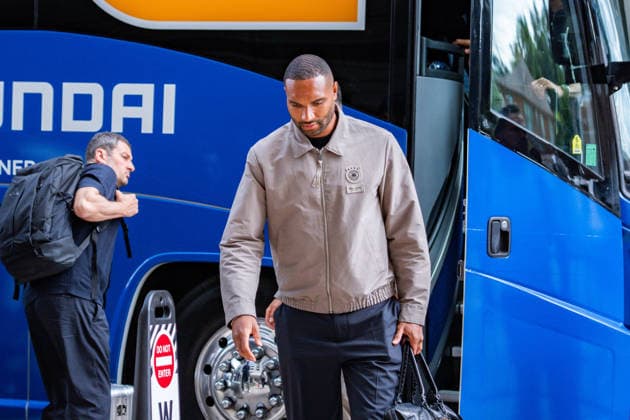 FIFA World Cup 2026, Arrival of the German national team DFB at the team hotel Inter Continental on 13 06 2026 in Houston, Texas Jonathan Tah Copyright: xBahhoxKarax