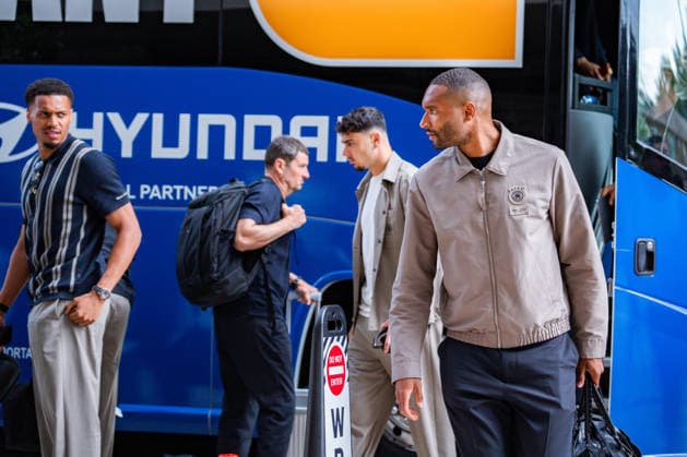 FIFA World Cup 2026, Arrival of the German national team DFB at the team hotel Inter Continental on 13 06 2026 in Houston, Texas Jonathan Tah Copyright: xBahhoxKarax