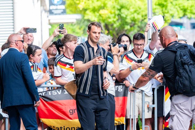 FIFA World Cup 2026, Arrival of the German national team DFB at the team hotel Inter Continental on 13 06 2026 in Houston, Texas Manuel Neuer Copyright: xBahhoxKarax